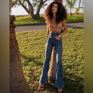 Veronica Beard Kailani Garden Floral Print Sleeveless Silk Halter Top NWT